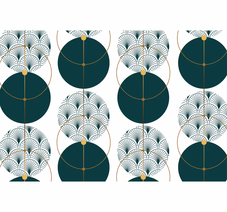 Papier peint formes géométriques style glamour - TenStickers