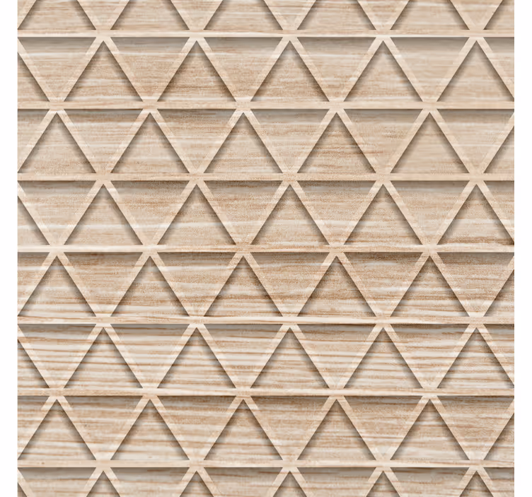 Papier peint formes géométriques triangles en relief - TenStickers