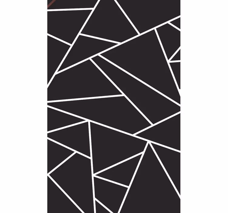 Papier peint formes géométriques agencement angulaire - TenStickers