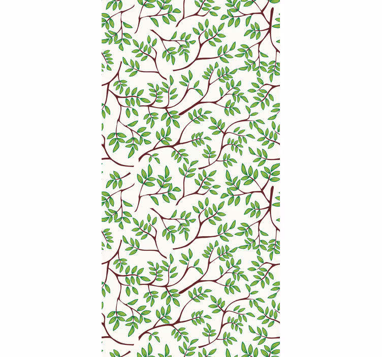 Papier peint arbres motif branches fines - TenStickers
