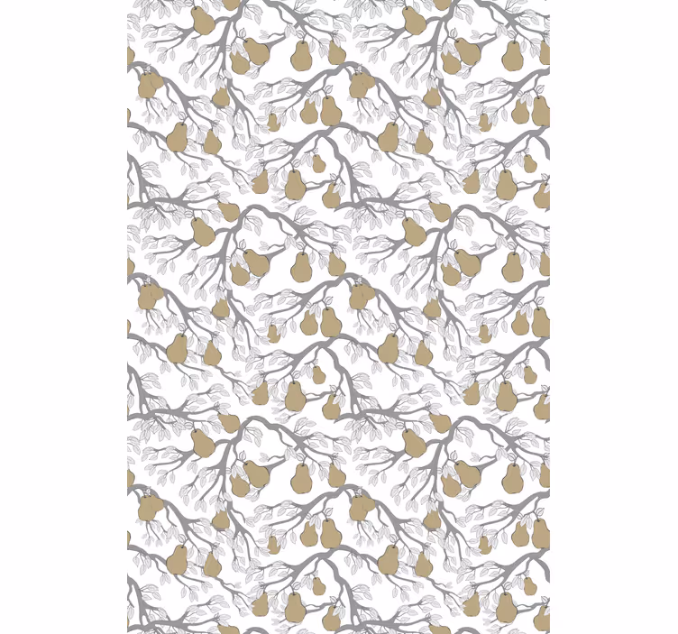 Papier peint arbres motif écorce d'arbre scandinave - TenStickers