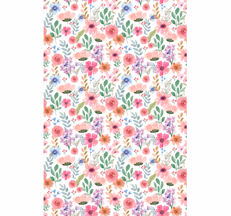 Papier peint bureau multicolore - TenStickers