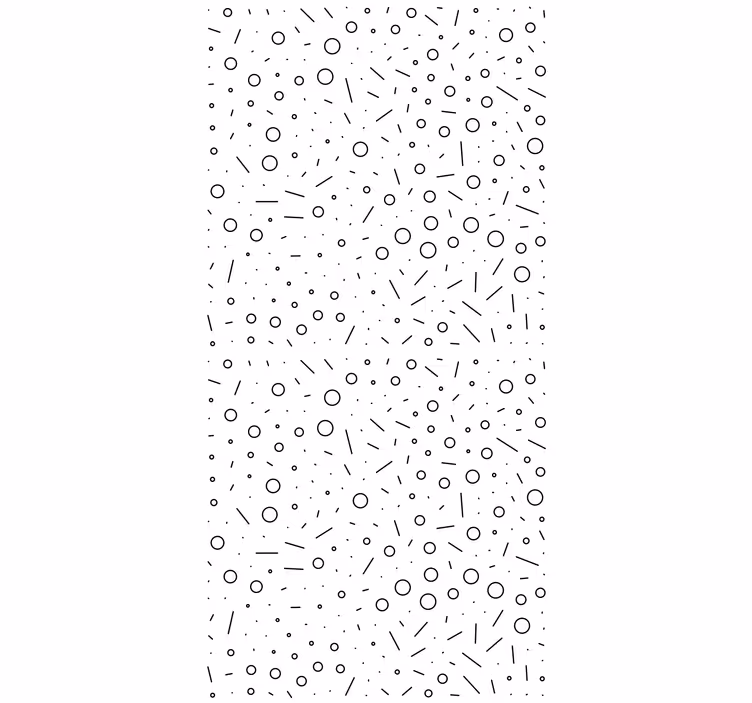 Papier peint moderne motif circulaire abstrait - TenStickers