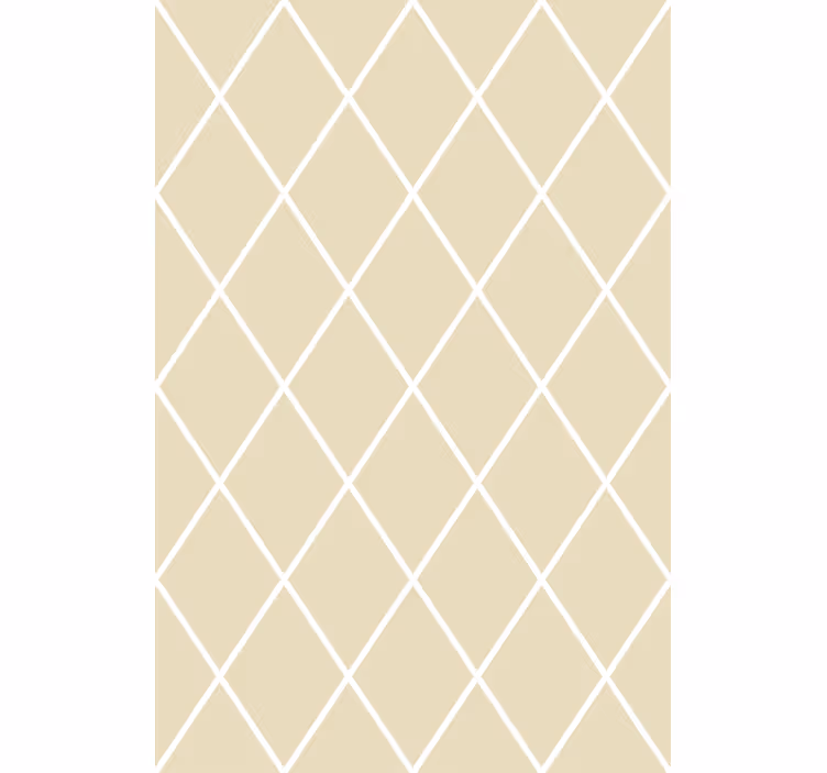 Papier peint moderne Élégance à motif diamant - TenStickers