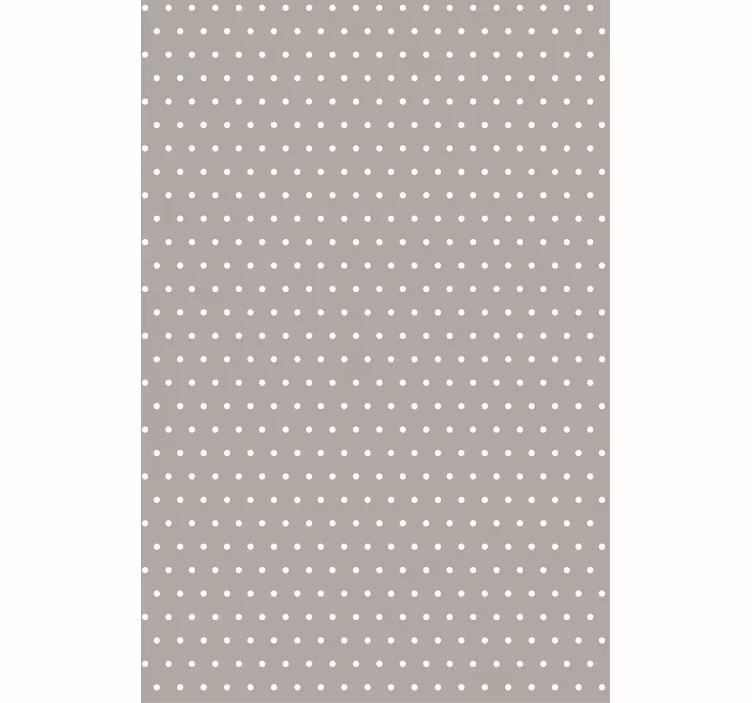 Papier peint moderne motif à pois gris - TenStickers