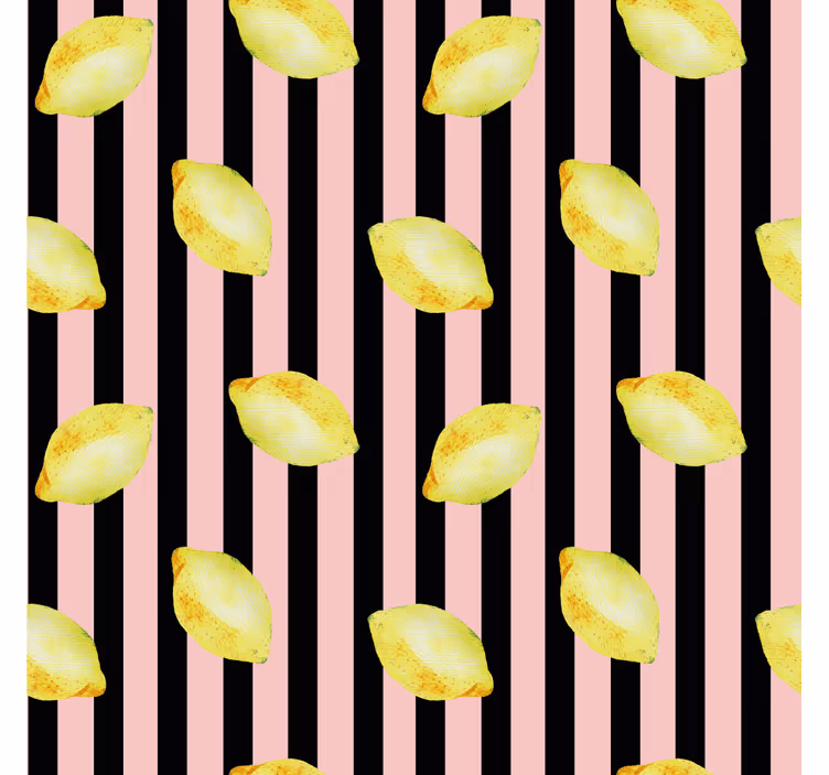 Papier peint cuisine motif citron vivant - TenStickers