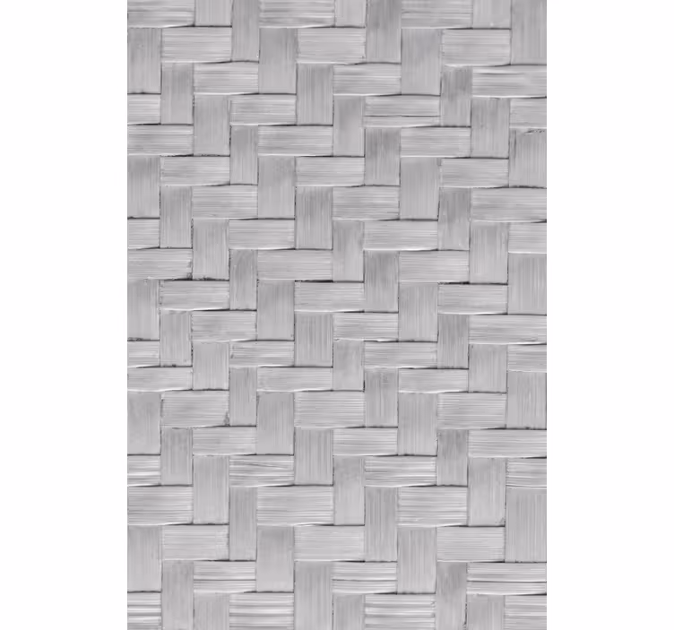 Papier peint salon texture grise tissée - TenStickers