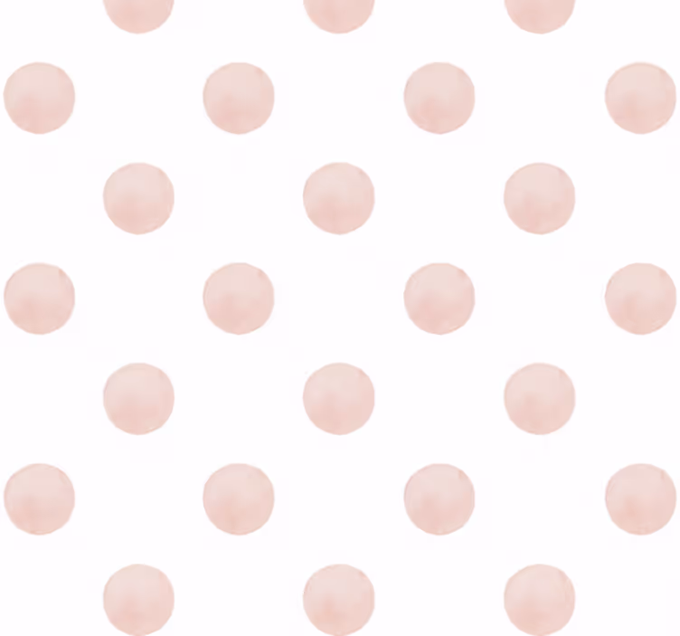 Papier peint chambre adulte pois roses aquarelle - TenStickers