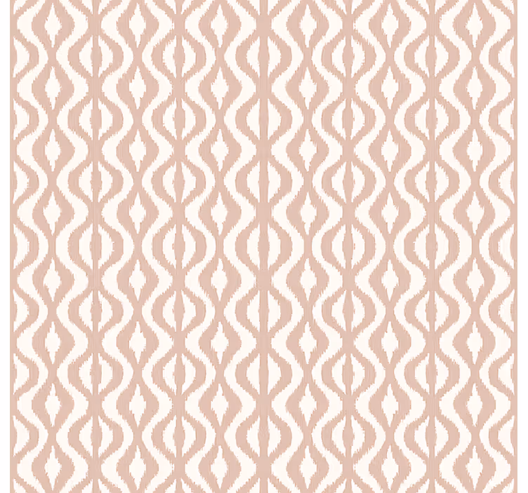 Papier peint chambre adulte rose poussiéreux géométrique - TenStickers