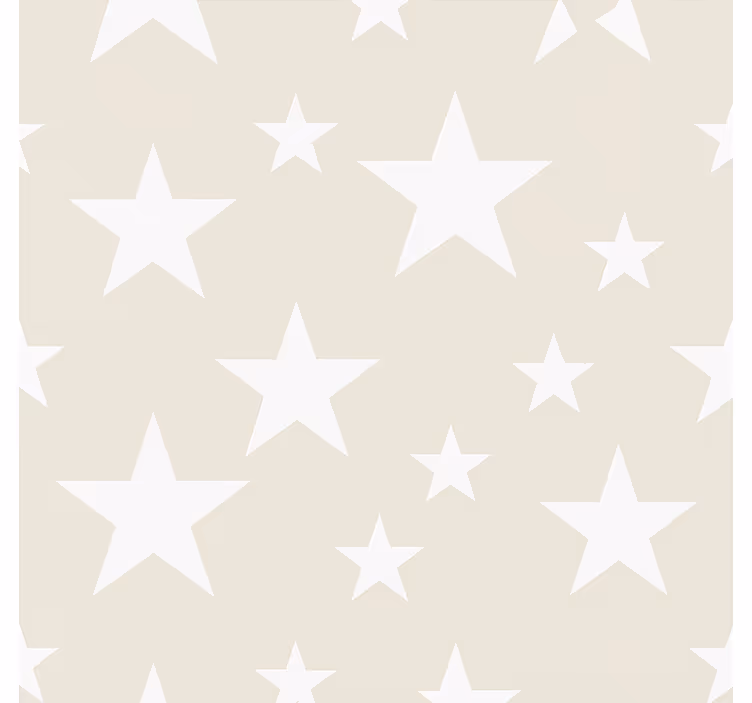 Papier peint chambre enfant motif étoiles grises grandes - TenStickers