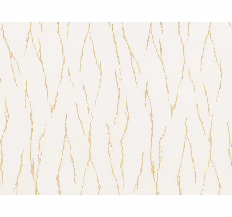 Papier peint chambre adulte marbre blanc avec or - TenStickers