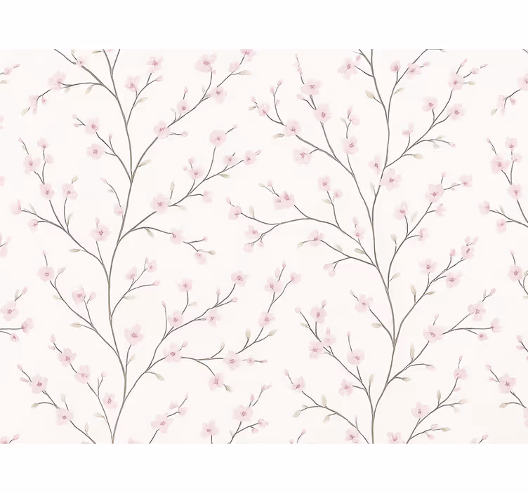 Papier peint chambre adulte branches gracieuses - TenStickers