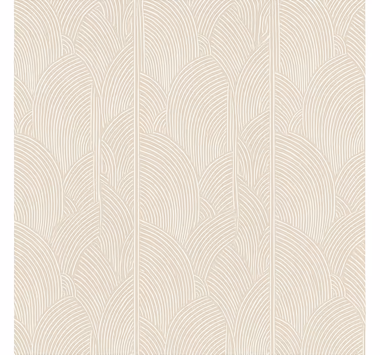 Papier peint salon motif géométrique arqué doux - TenStickers