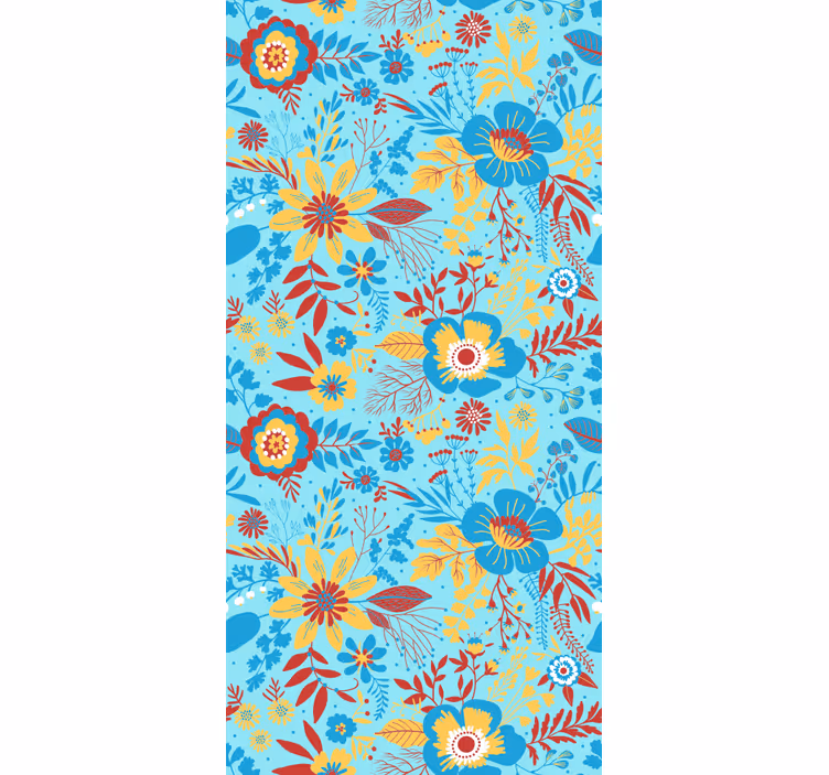 Papier peint floral fleurs de printemps - TenStickers