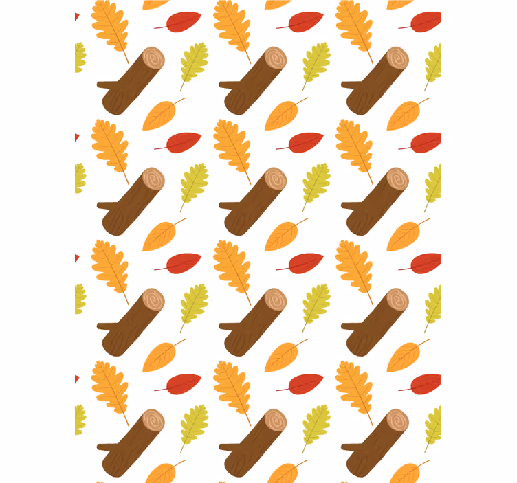 Papier peint fleuri arbres multicolores différents - TenStickers