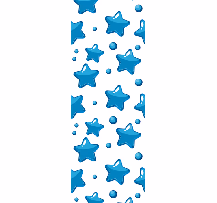 Papier peint chambre ballons étoiles brillants - TenStickers