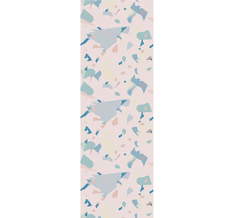 Papier peint chambre carreaux et dalles terrazzo - TenStickers
