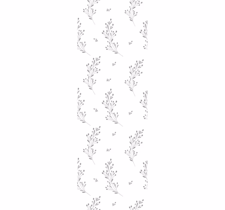 Papier peint chambre fleurs légères des prairies - TenStickers