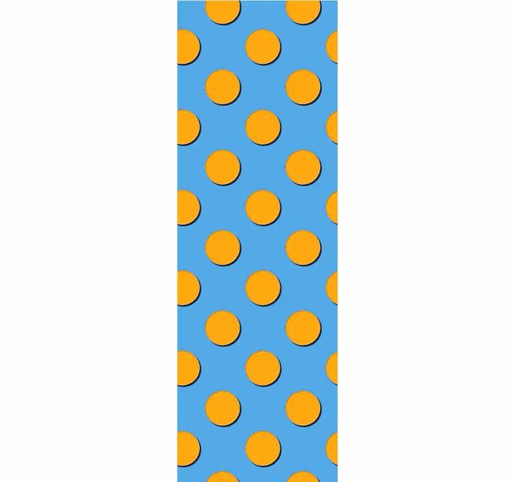 Papier peint chambre motif de points rétro abstrait - TenStickers
