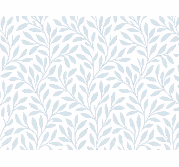 Papier peint feuillage bleu clair et aérien - TenStickers