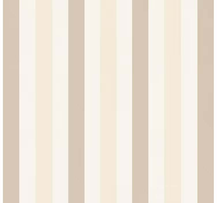 Papier peint ligne verticale rayures crème - TenStickers