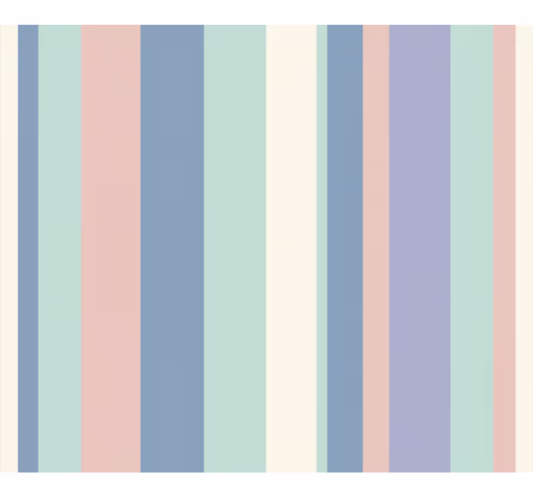 Papier peint ligne verticale rayures pastel apaisantes - TenStickers