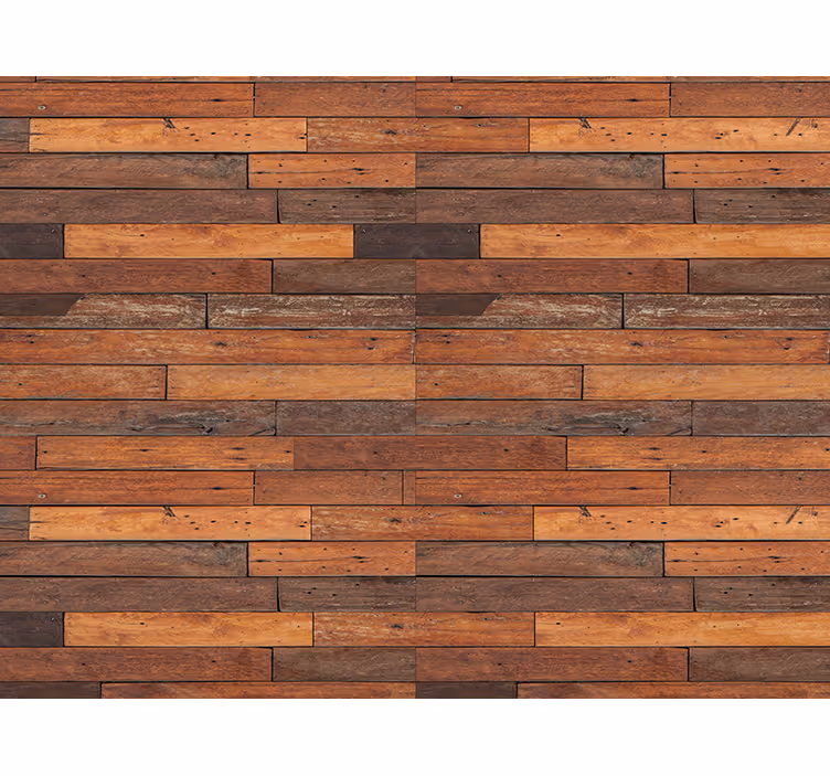 Papier peint rustique lames en bois - TenStickers