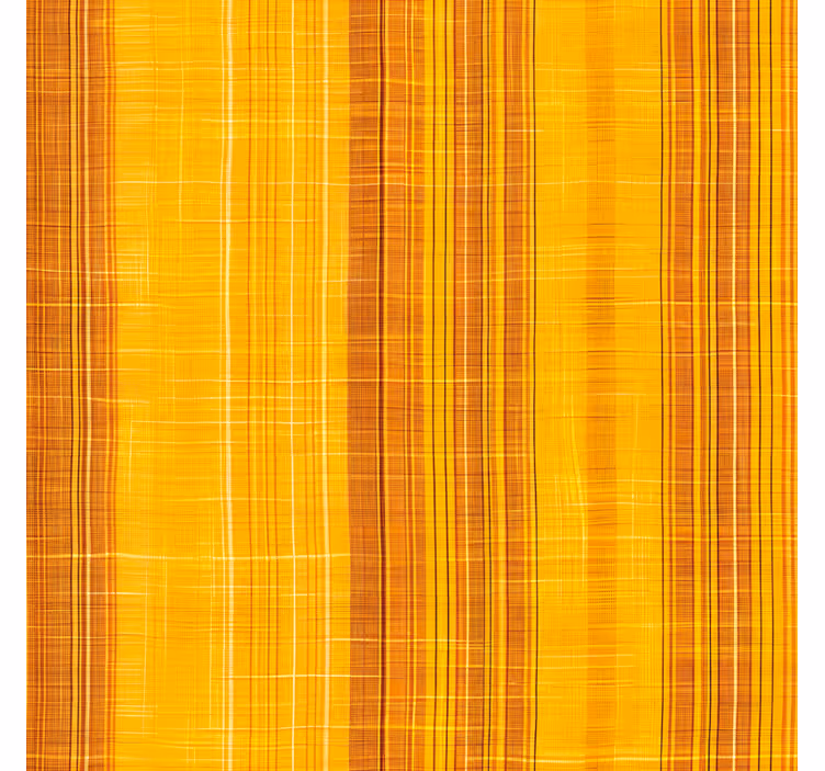 Papier peint jaune rayé de tournesols - TenStickers