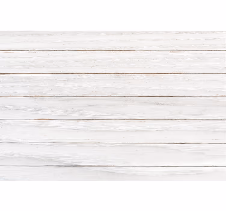 Papier peint blanc bois blanc moderne - TenStickers