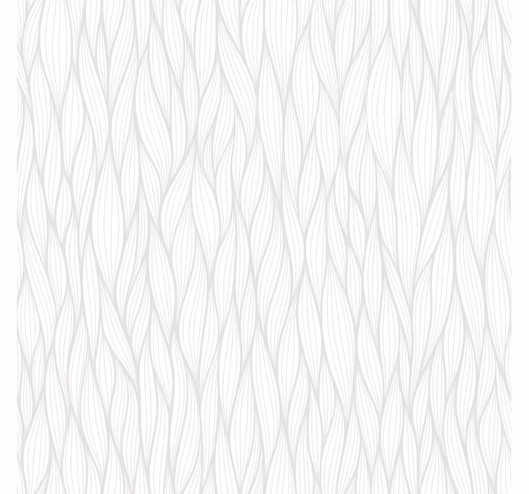 Papier peint blanc à lignes ondulées - TenStickers
