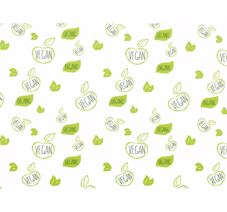 Papier peint blanc 100% vegan - TenStickers