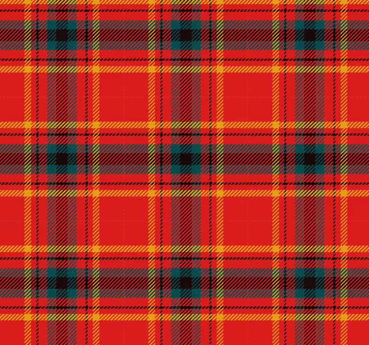 Papier peint rouge texture tartan rouge noël - TenStickers