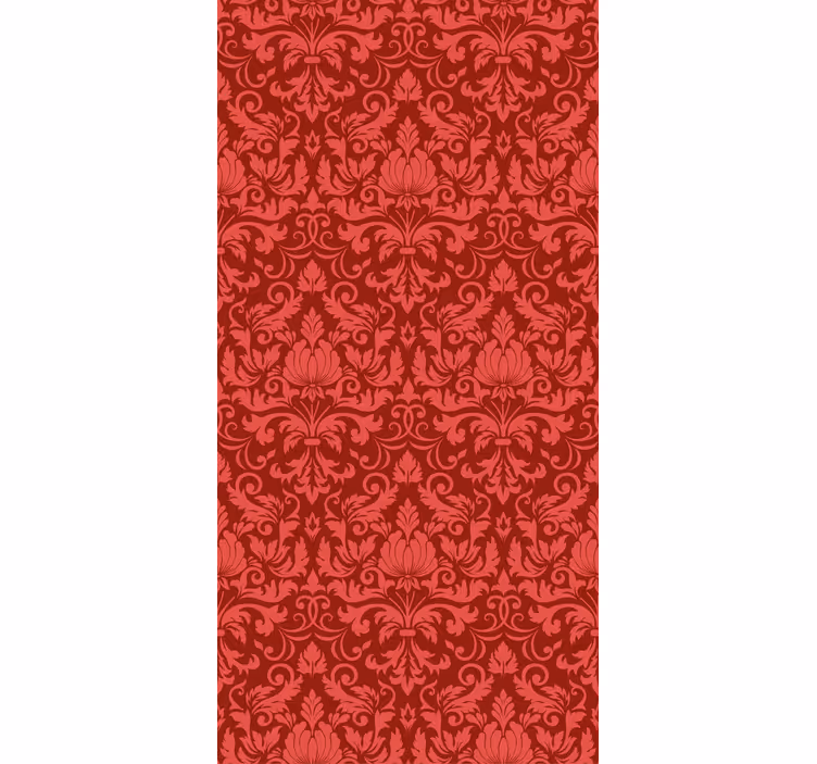 Papier peint rouge velours - TenStickers