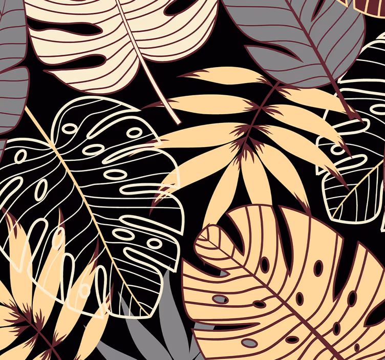 Papier peint jungle tropicale - TenStickers