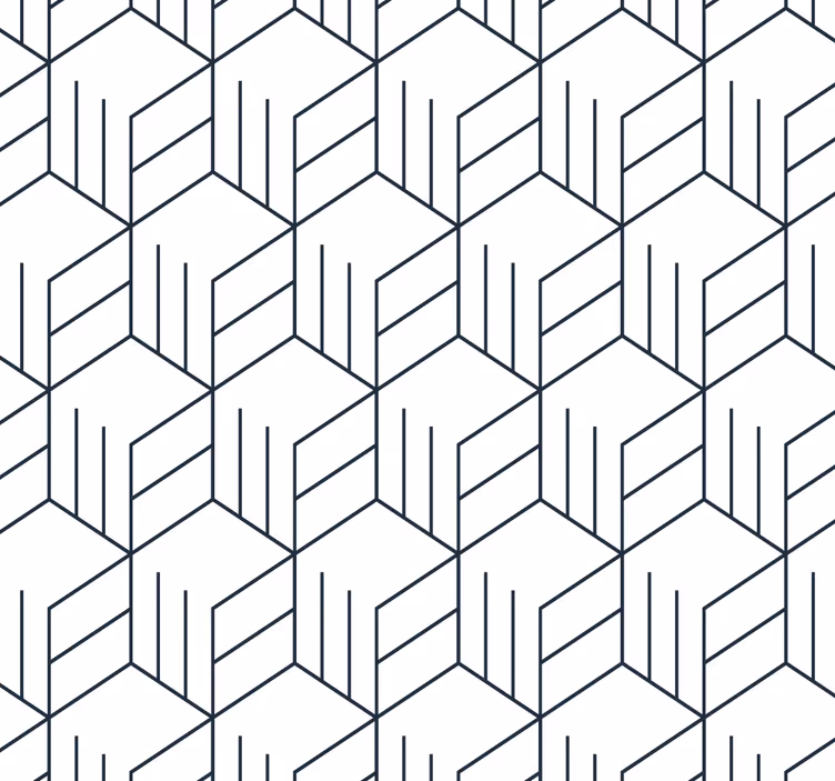 Papier peint formes géométriques motif lignes géométriques - TenStickers