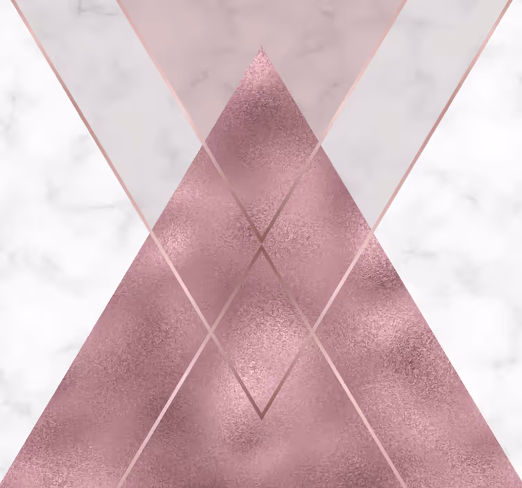 Papier peint chambre marbre rose et gris - TenStickers