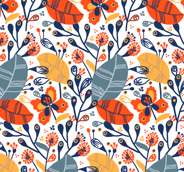 Papier peint Fleurs sauvages - TenStickers
