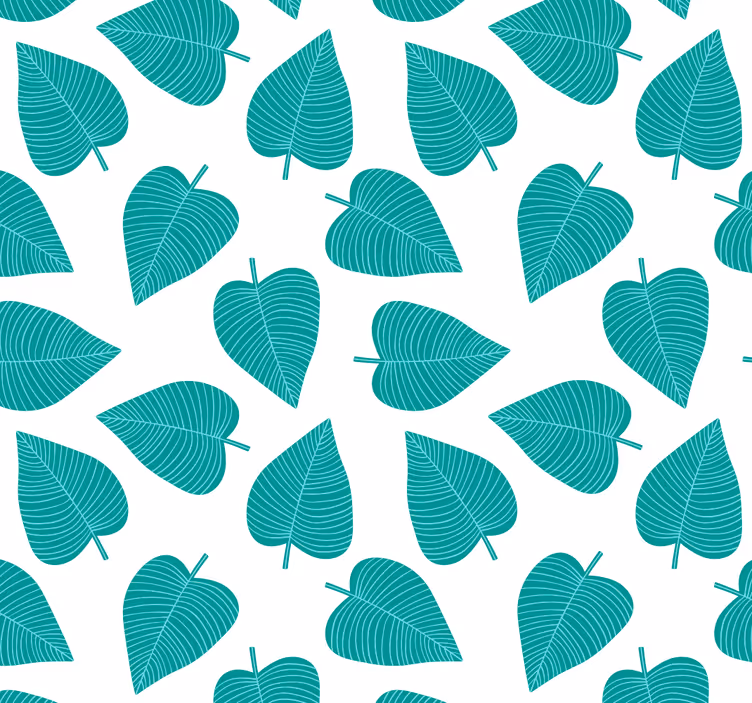 Papier peint de salle de bain feuilles  - TenStickers