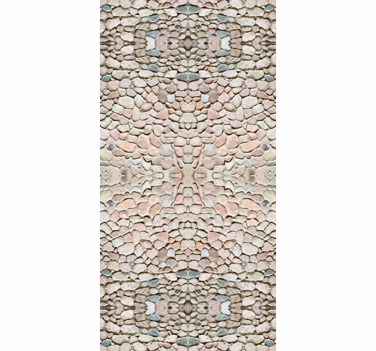 Papier peint pierre Texture de pierre rustique - TenStickers