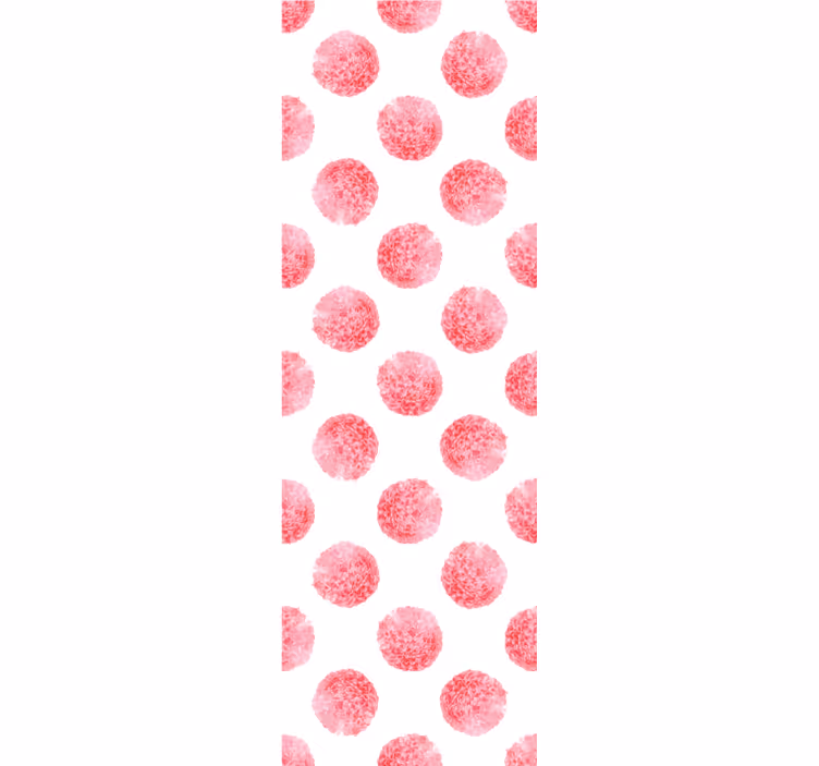 Papier peint cercles texture en pointillé - TenStickers
