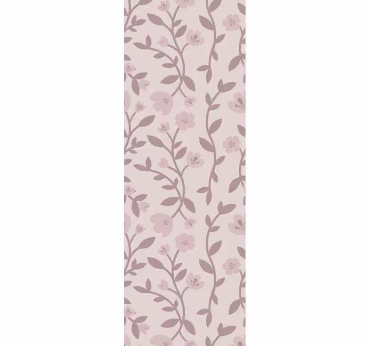 Papier peint fleur Fleurs délicates roses - TenStickers