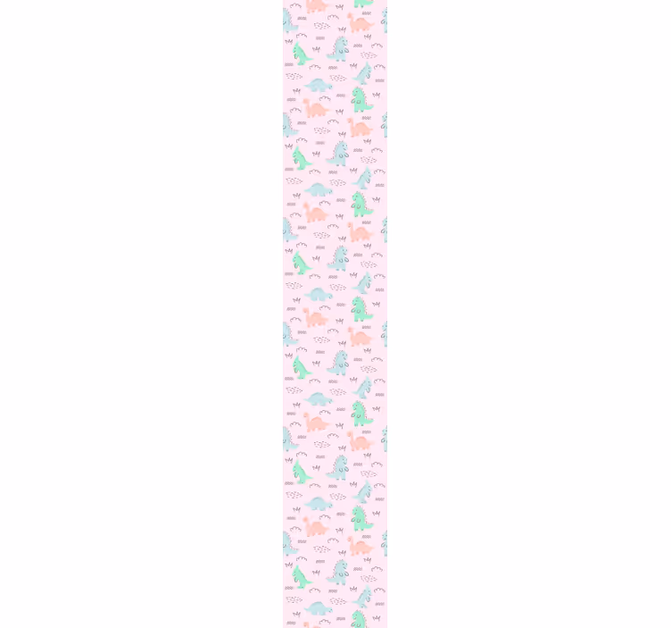 Papier peint dinosaures motifs ludiques - TenStickers
