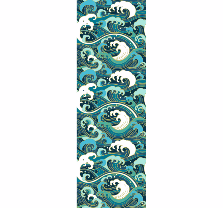 Papier peint chambre  de vagues de tempête - TenStickers