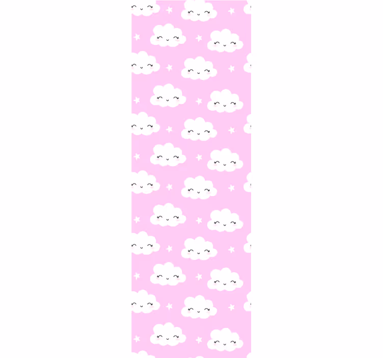 Papier peint chambre Nuages souriants - TenStickers