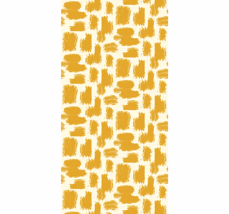 Papier peint design Coup de peinture jaune - TenStickers