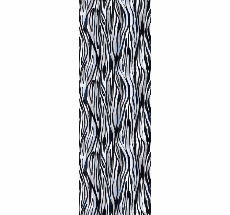 Papier peint zèbre motif rayures zèbre - TenStickers