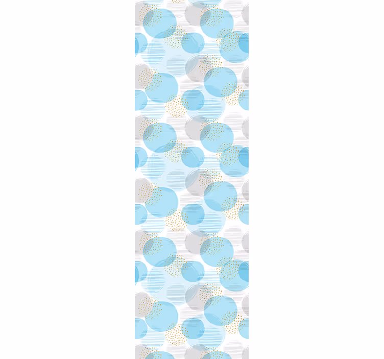 Papier peint formes géométriques motif points - TenStickers