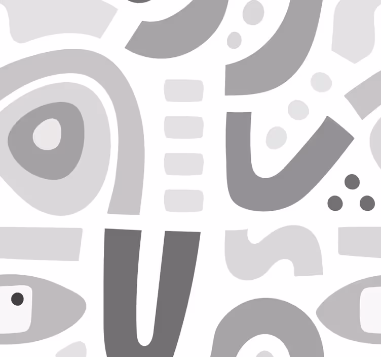 Papier peint formes géométriques abstraites - TenStickers