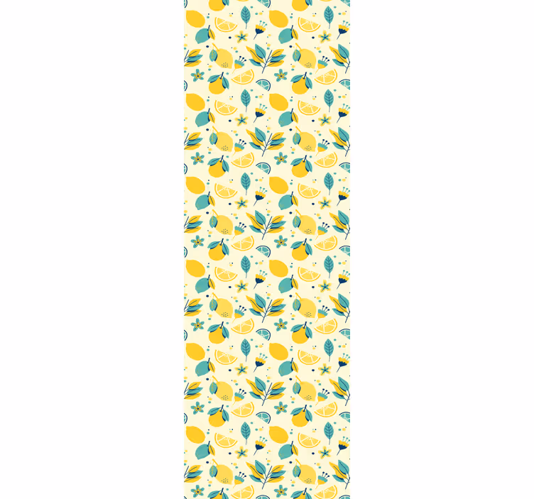 Papier peint texture Citrons drôles - TenStickers