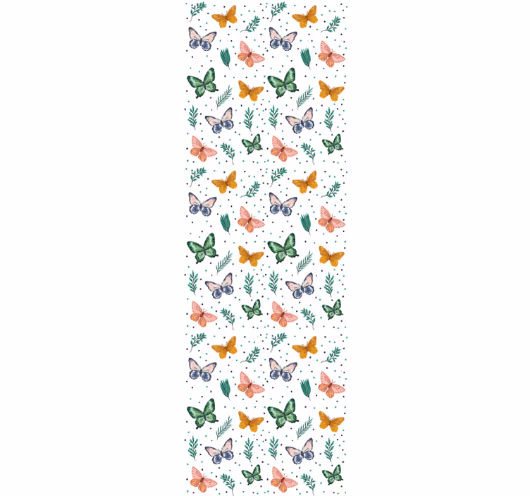 Papier peint papillons Éparpillement des papillons - TenStickers